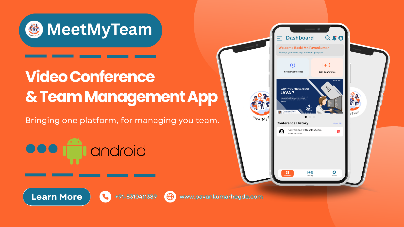 MeetMyTeam App Banner
